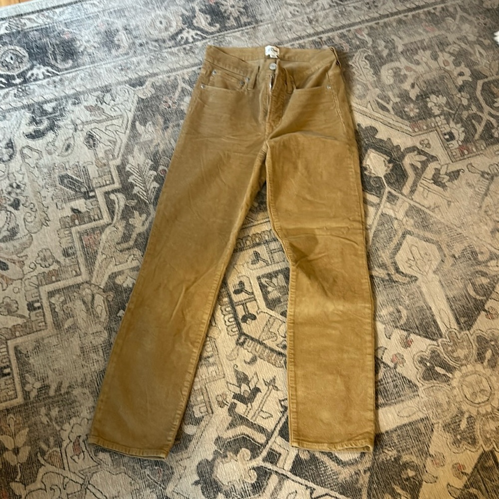 Jcrew vintage slim straight corduroy 25
